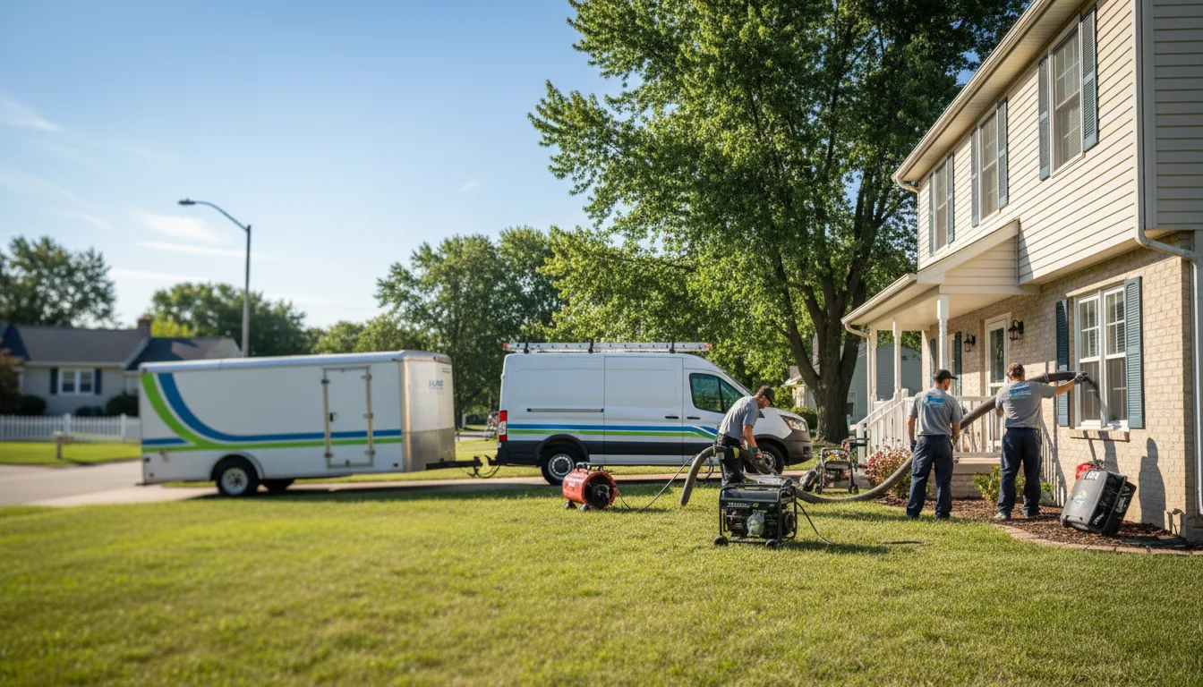 Flooded Basement Restoration And Cleanup With Repair in Warren, ME near me